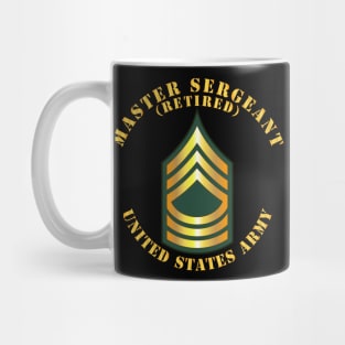 POCKET - Army - Master Sergeant - MSG - Retired Mug